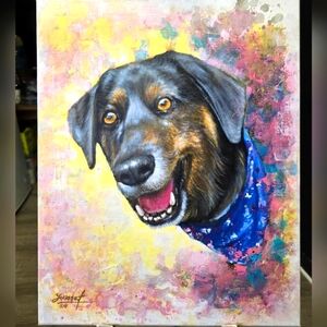 Original Acrylic On Canvas 16x20